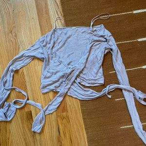 Lululemon x Taryn Toomey wrap top size 0/2